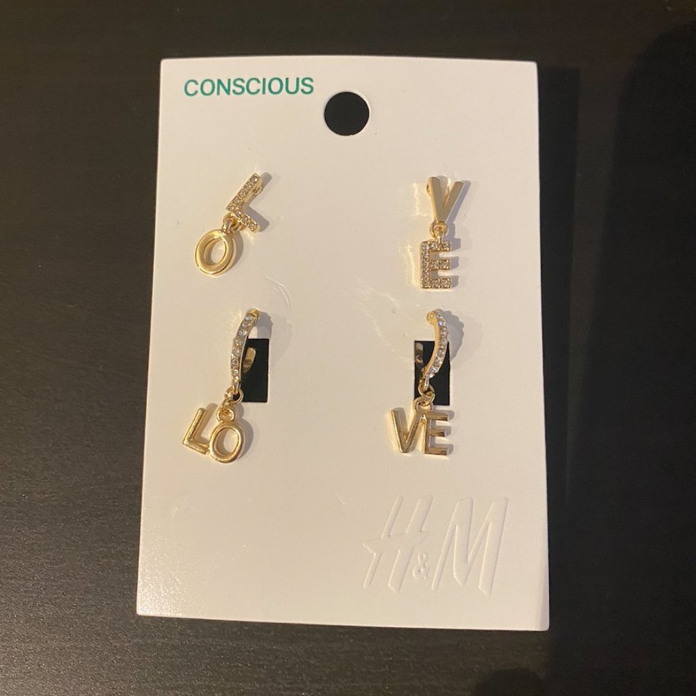 H&M Earrings New With Tags